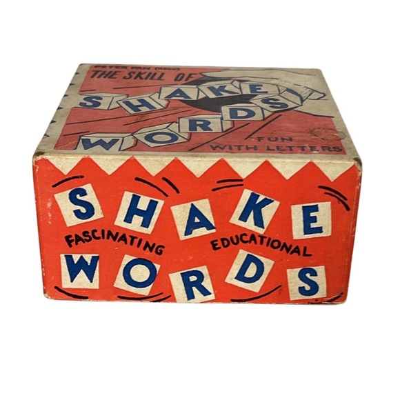 Vintage Peter Pan Shake Words in original box with all pieces. Pre Owned - Picture 2 of 5